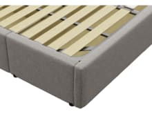 Aria Drawer Bed Boucle Pumice color Boucle Pumice