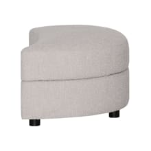 Lax Boucle Pumice Storage Ottoman color Boucle Pumice