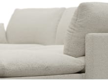 Willow Boucle Ivory Modular Sofa - 5 Seater RAF Terminal color Boucle Ivory
