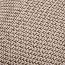 Cotswold Knitted Cushion Pebble - 50cm x 50cm color Pebble