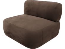 Beckett Muse Chocolate Sofa Module Armless color Muse Chocolate