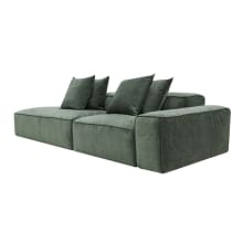 Riley Muse Forest Modular Sofa - 1x Arm, 1x Armless, 1x Left Terminal color Muse Forest