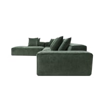 Riley Muse Forest Modular Sofa - Arm, 2x Armless, Corner, Left Terminal color Muse Forest