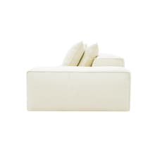 Riley Boucle Ivory Modular Sofa - 1x Arm, 2x Armless, 1x Left Terminal color Boucle Ivory