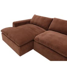 Cloud Deep Muse Rust Modular Sofa - 3 Seater Chaise color Muse Rust