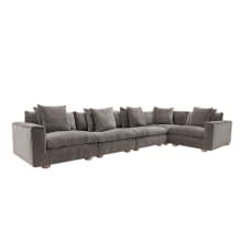 Tully Muse Mink Modular Sofa - 5 Piece color Muse Mink