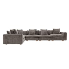 Tully Muse Mink Modular Sofa - 5 Piece color Muse Mink