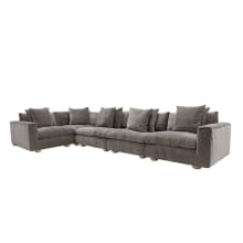 Tully Muse Mink Modular Sofa - 5 Piece color Muse Mink