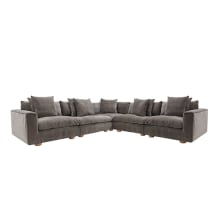 Tully Muse Mink Modular Sofa - 5 Piece color Muse Mink