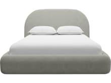 Capri Gas Lift Bed Toorak Pebble color Toorak Pebble