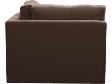 Haven Muse Chocolate Corner Sofa Chair Module color Muse Chocolate