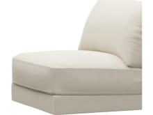 Monica Alpine Mist Armless Sofa Chair Module color Alpine Mist