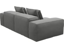 Riley Maya Flint Modular Sofa - 2 Seater Chaise color Maya Flint
