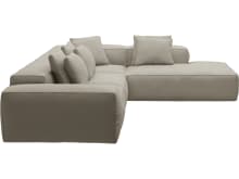 Riley Plaza Natural 5 Seater Terminal Right Corner Modular Sofa color Plaza Natural