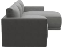 Haven Apt Maya Flint Chaise Sofa color Maya Flint