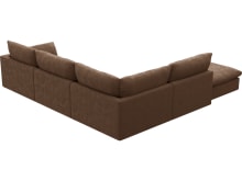 Willow Tribute Chestnut Modular Sofa - 5 Seater LAF Terminal color Tribute Chestnut