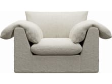 Ludlow Boucle Ivory Armchair color Boucle Ivory