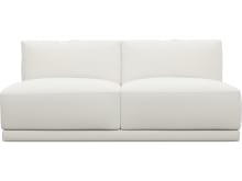 Haven Tribute Shell 2 Seater Armless Sofa Module color Tribute Shell