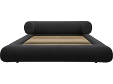 Frankie Bed Plaza Flint Grey color Plaza Flint Grey