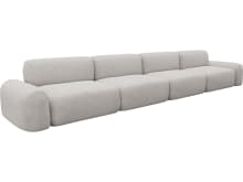 Beckett Avon Mineral Modular Sofa - 4 Seater color Avon Mineral