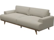 Dane Plaza Natural Sofa - 3 Seater color Plaza Natural