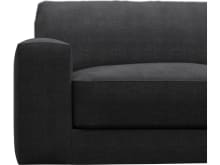 Monica Plaza Flint Grey Left Arm Facing Chair Module color Plaza Flint Grey