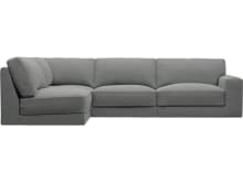 Monica Maya Flint Sofa - 4 Seater LAF Terminal color Maya Flint