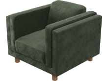 Hayes Muse Forest Armchair color Muse Forest