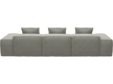 Riley Toorak Pebble Modular Sofa - 3 Seater color Toorak Pebble