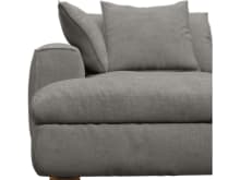 Tully Isla Soft Grey Chaise Left Arm Facing Module color Isla Soft Grey