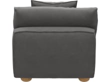 Tully California Slate Armless Sofa Chair Module color California Slate