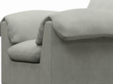 Ludlow Toorak Pebble Armchair color Toorak Pebble