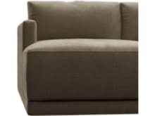 Haven Apt Tribute Walnut Chaise Sofa color Tribute Walnut