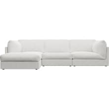Finley Noa Fog Modular Sofa - 3 Seater and Ottoman color Noa Fog