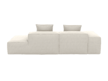Riley California Ivory Modular Sofa - 1x Arm, 1x Armless, 1x Right Terminal color California Ivory