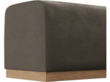 Havana Bed End Muse Mink color Muse Mink