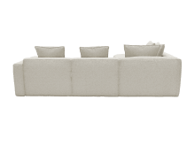 Riley Apt Boucle Ivory Sofa - 5 Seater LAF Terminal color Boucle Ivory