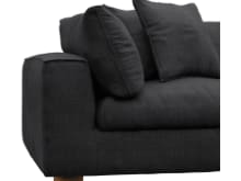 Tully Plaza Flint Grey Corner Sofa Chair Module color Plaza Flint Grey