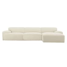 Copenhagen Alpine Mist Chaise Sofa - 3 Seater color Alpine Mist