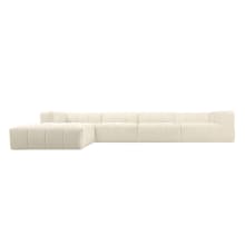 Lucello Tribute Shell Modular Sofa with Ottoman - 5 Piece color Tribute Shell