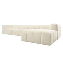 Lucello Tribute Shell Modular Sofa with Ottoman - 5 Piece color Tribute Shell