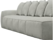 Riley Toorak Pebble Modular Sofa - 1x Arm, 4x Armless, 1x Right Terminal color Toorak Pebble