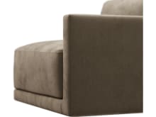 Haven Tribute Walnut Right Arm Facing Chair Sofa Module color Tribute Walnut