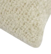 Pompidou Cushion Boucle Wool Natural - 70cm x 35cm color Natural