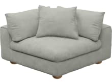Tully Sofa Modules Slip Covers Toorak Pebble color Toorak Pebble