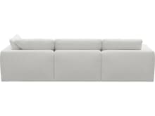 Cloud Deep Noa Fog Modular Sofa - 3 Seater Chaise color Noa Fog