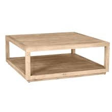 Coast Reclaimed Elm Square Coffee Table color Natural