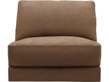 Monica Tribute Chestnut Armless Sofa Chair Module color Tribute Chestnut