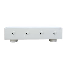 Delphi TV Unit Pure White - 230cm color White