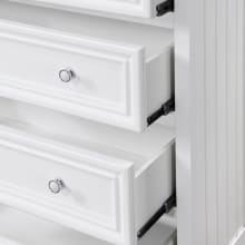 Mandalay Tallboy White - 4 Drawer color White